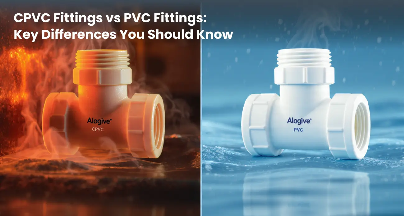 PVC fittings for plumbing