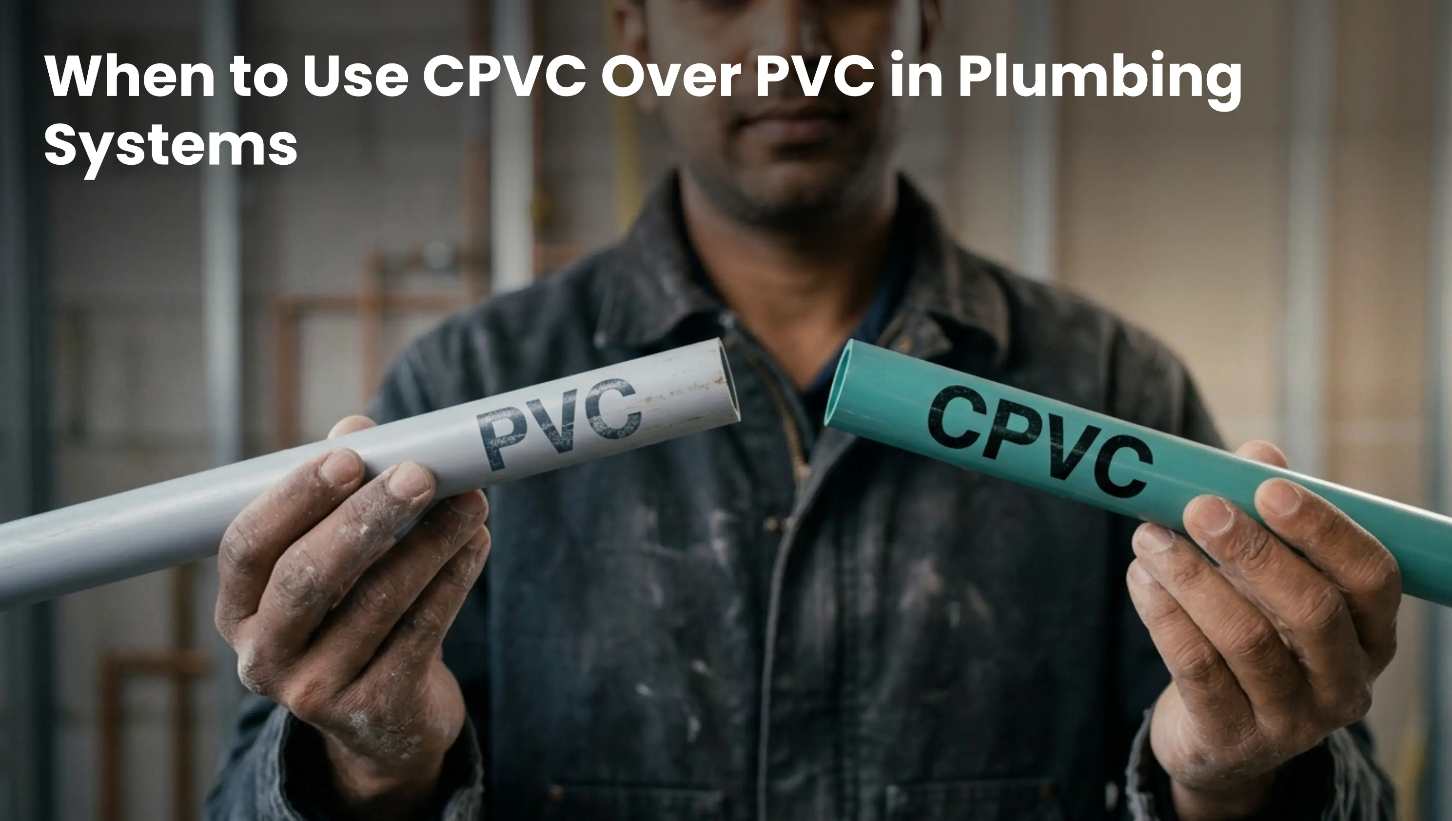 CPVC vs PVC Plumbing Systems